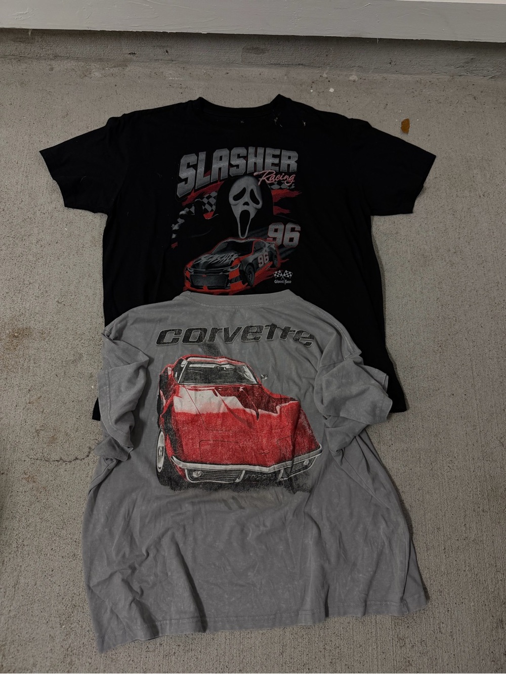 Slasher Racing Graphic Tee - Black with Red Accent